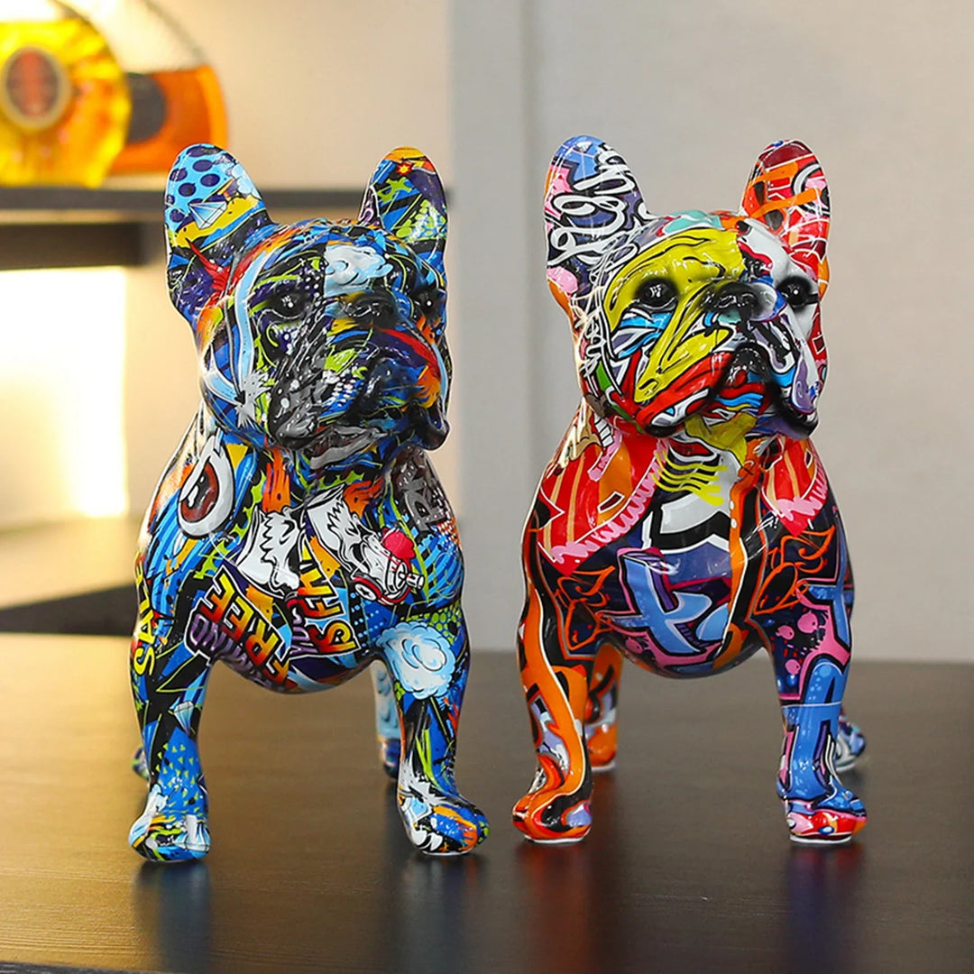 Graffiti Französische Bulldogge