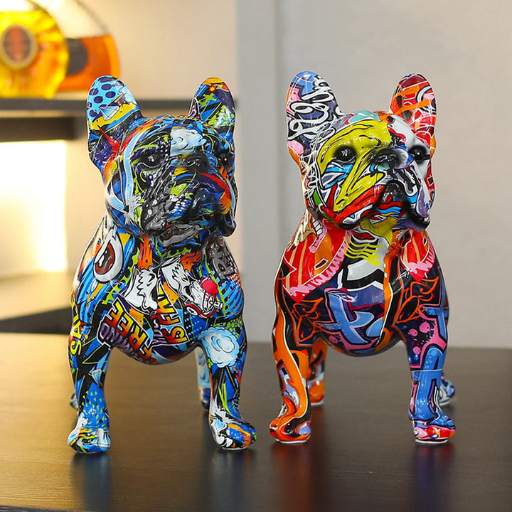 Graffiti Französische Bulldogge