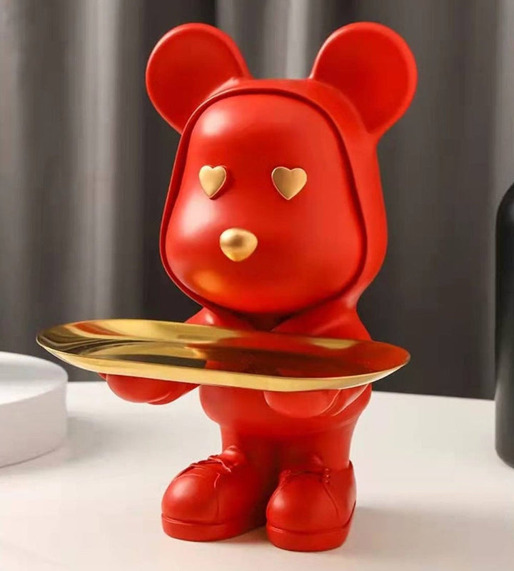 Bärenclown Goldtablett