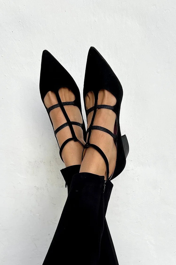 Elegante spitze Schuhe