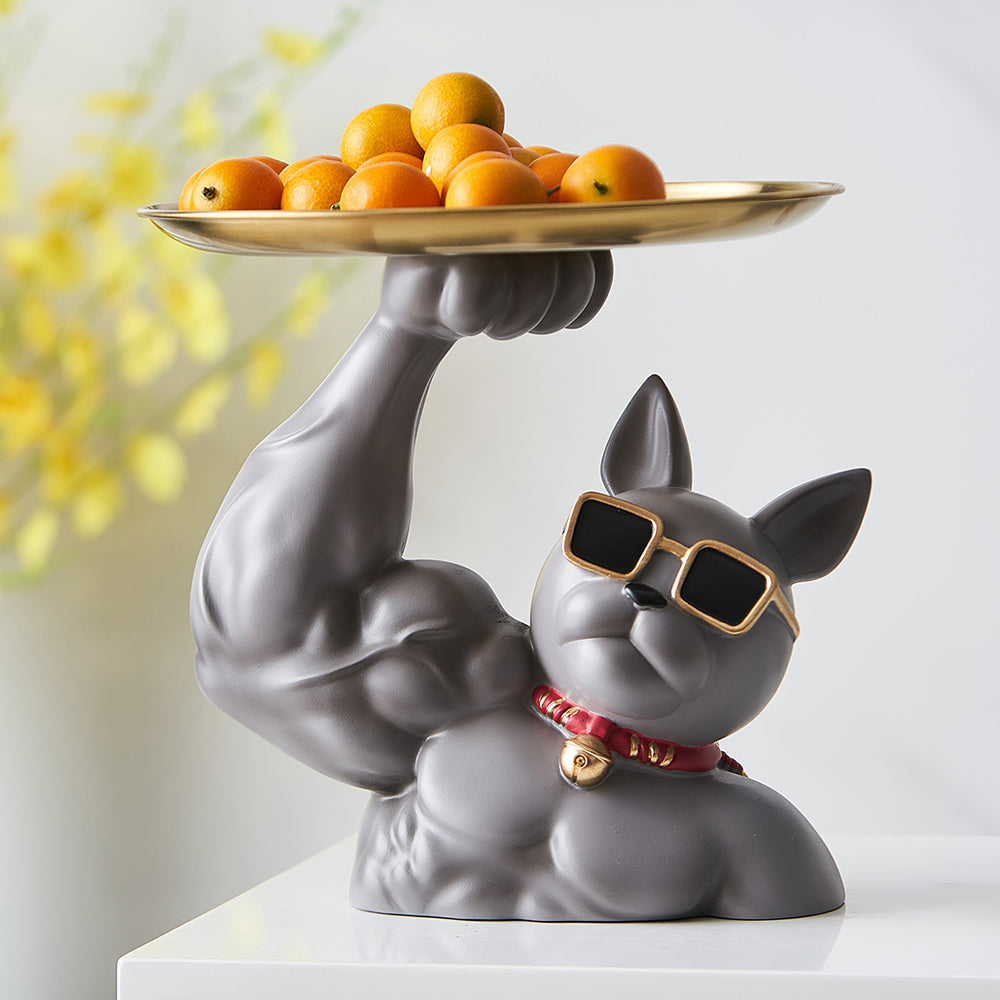 Muscular French Bulldog Süßigkeitenteller