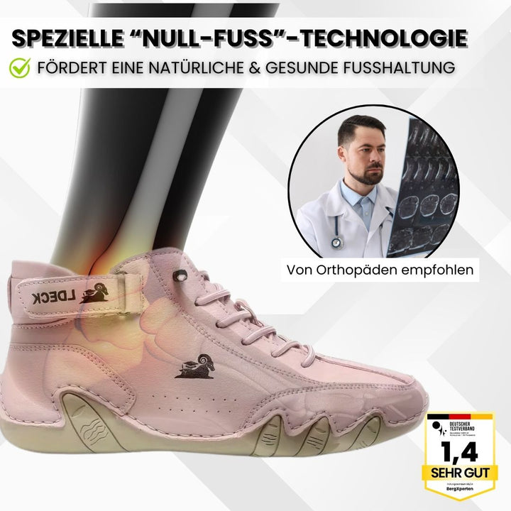 Alpaga - chaussure pieds nus en cuir ergonomique, imperméable et antidouleur