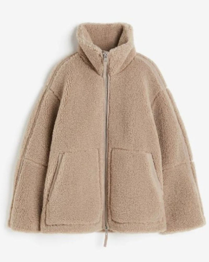 Penelope - Gemütliche Teddy-Pufferjacke