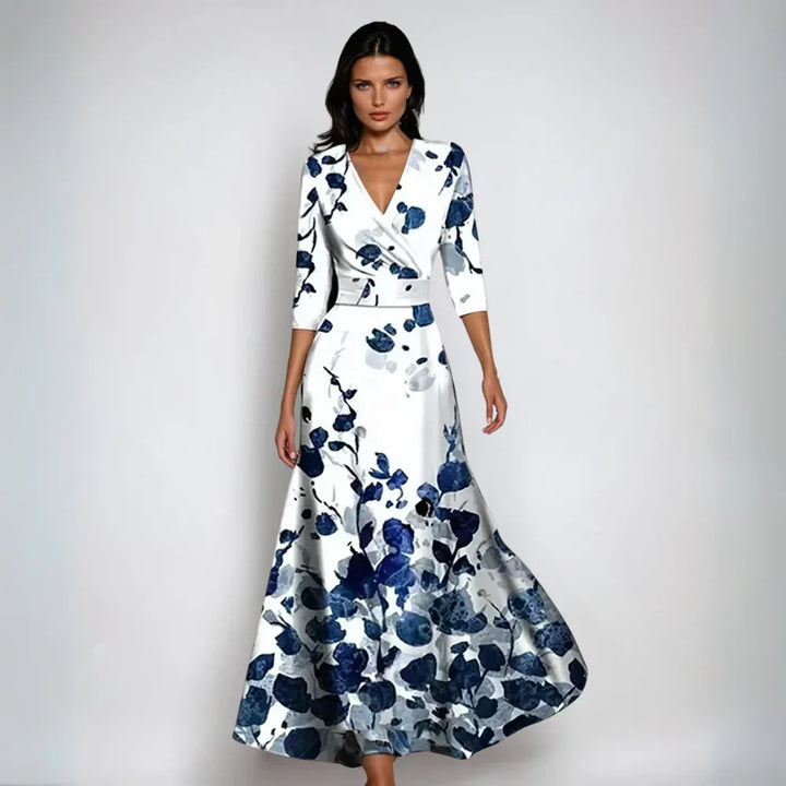 Lorena | Robe portefeuille fleurie
