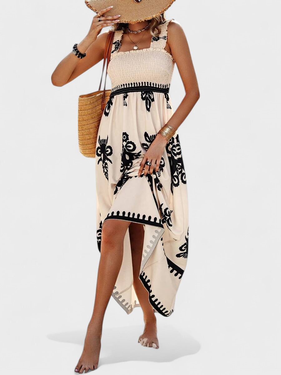 Liora | Robe longue à corsage froncé
