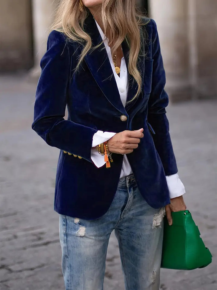 JULISSE | BLAZER ÉLÉGANT EN VELOURS 