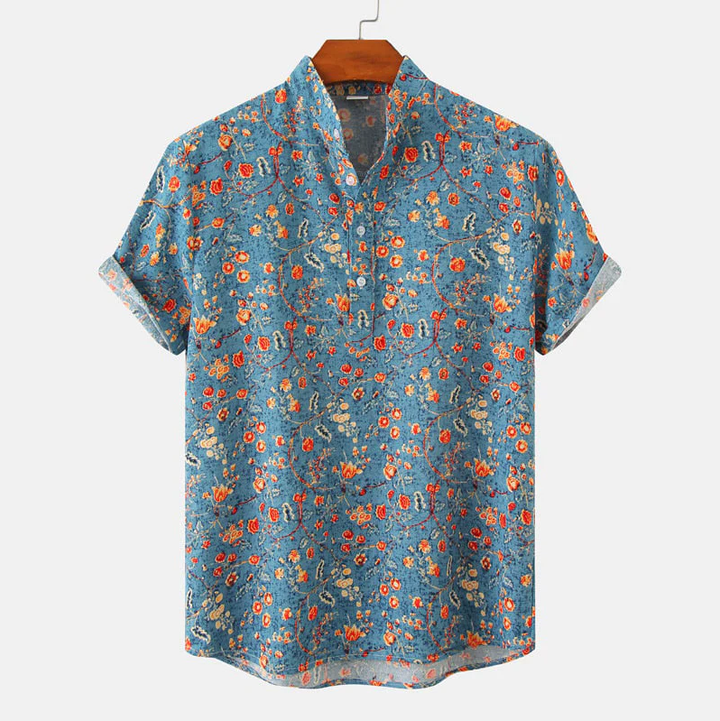 Herren | Stylisches Blumenhemd | 50% Rabatt!
