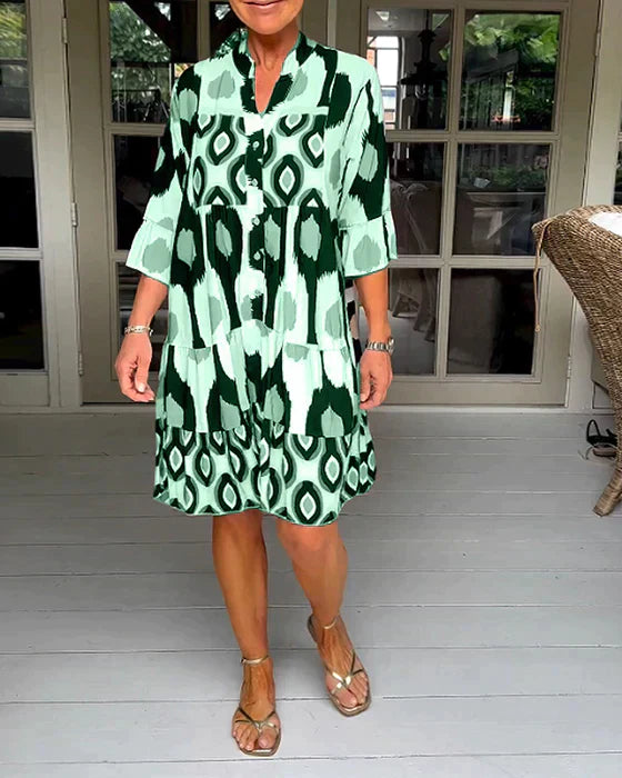 CAROLINE I LÄSSIGES PLISSEEKLEID