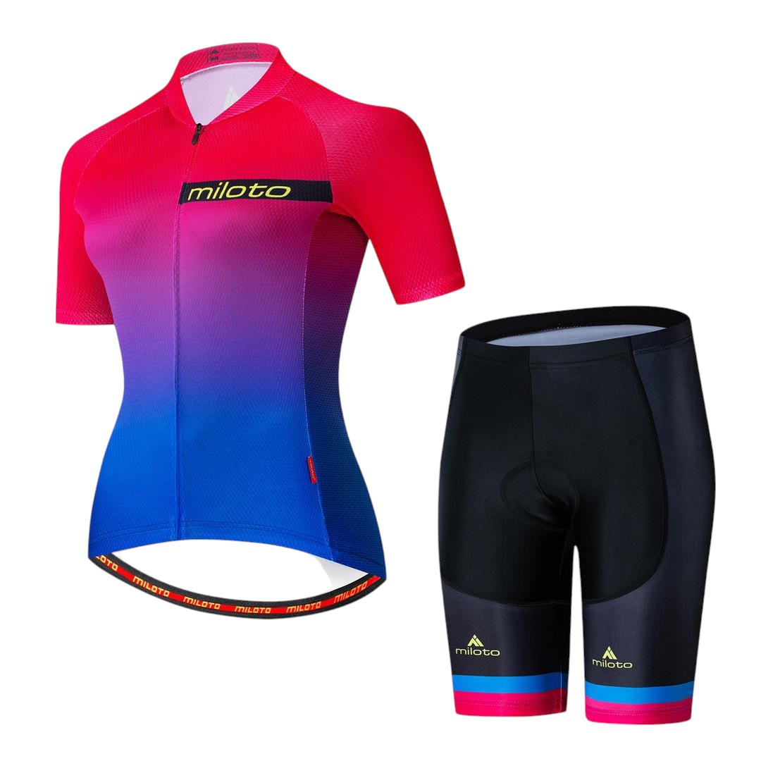 Tenue de cyclisme pour femme AKTIVABENTEUER™ MILOTO CYCLING | Confortable, respirante et performante 