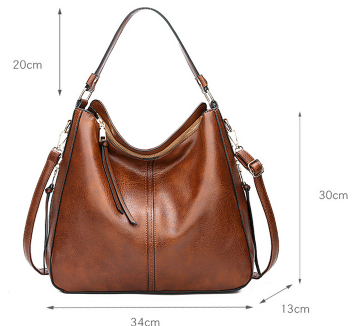 Romy - Leder Schultertasche