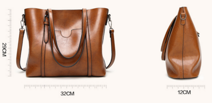Clara - Elegante Leder-Schultertasche