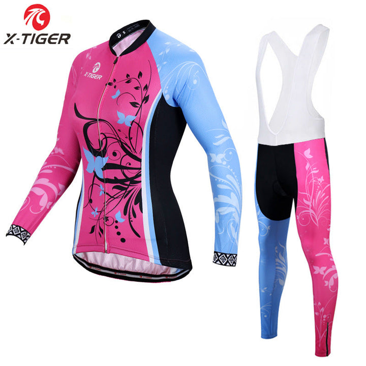 X-Tiger - Maillot de cyclisme à manches longues pour femme