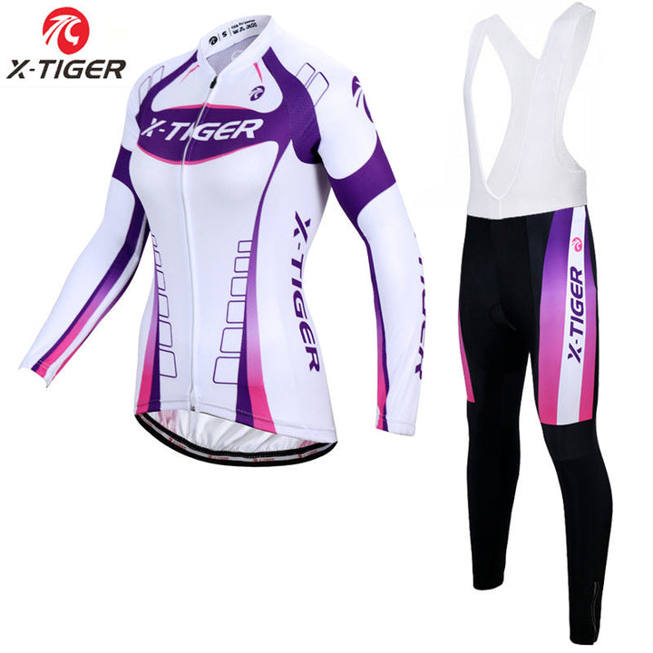 X-Tiger - Maillot de cyclisme à manches longues pour femme