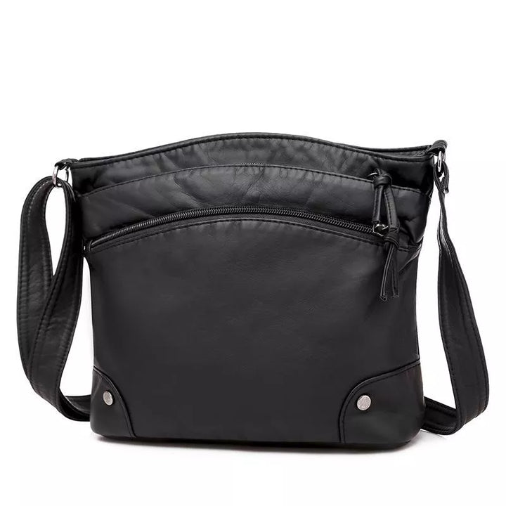 Freya - Leder Schultertasche