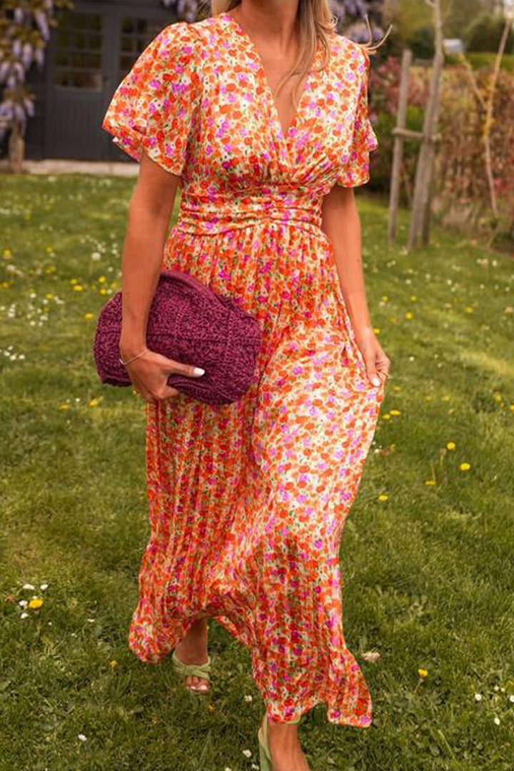 LUISE I FLORALES MAXIKLEID