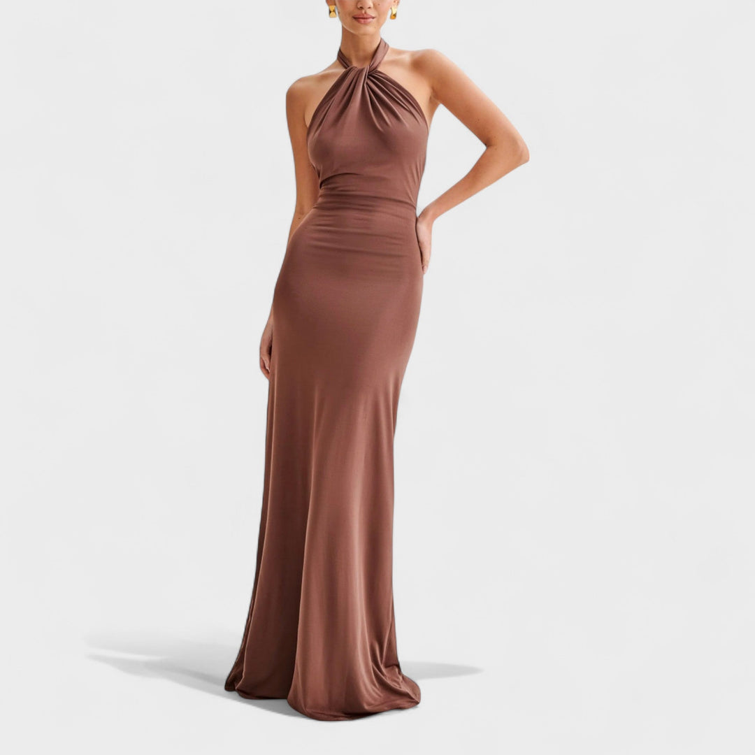Riva | Elegantes Halter-Maxikleid