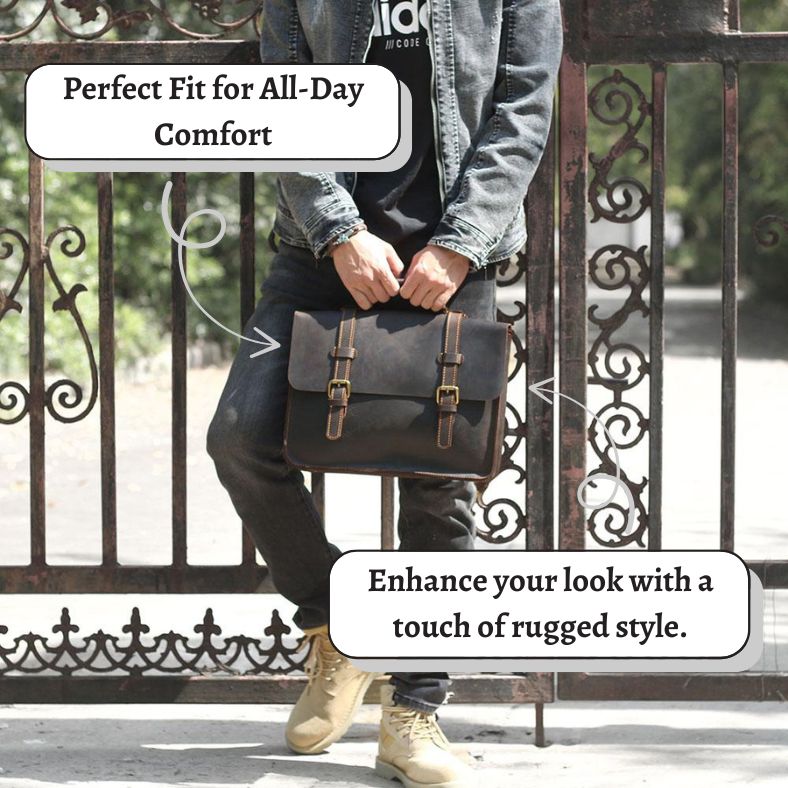 Leder-Kurier Tasche