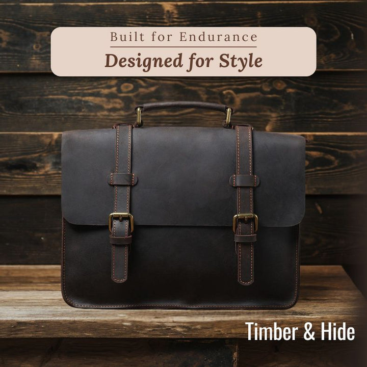 Leder-Kurier Tasche