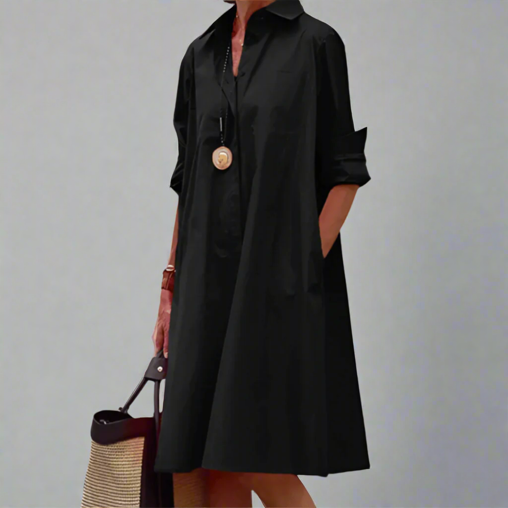 Sandrine | Elegantes und Lässiges Polo-Kleid