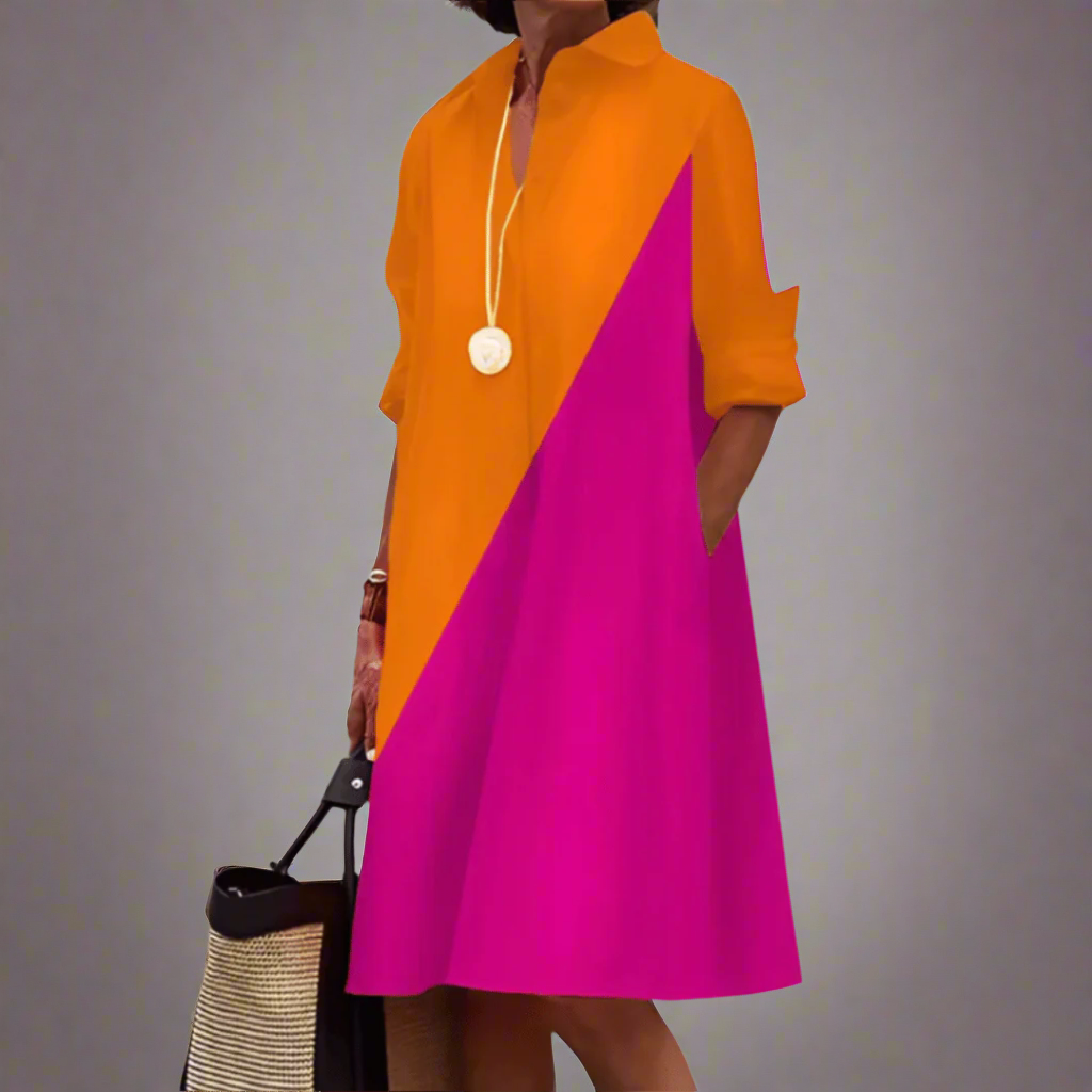 Sandrine | Elegantes und Lässiges Polo-Kleid