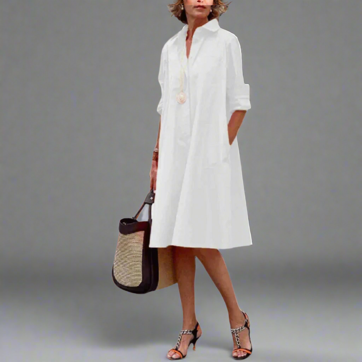 Sandrine | Elegantes und Lässiges Polo-Kleid