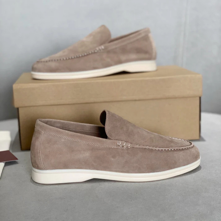 Schicke Wildleder Slipper