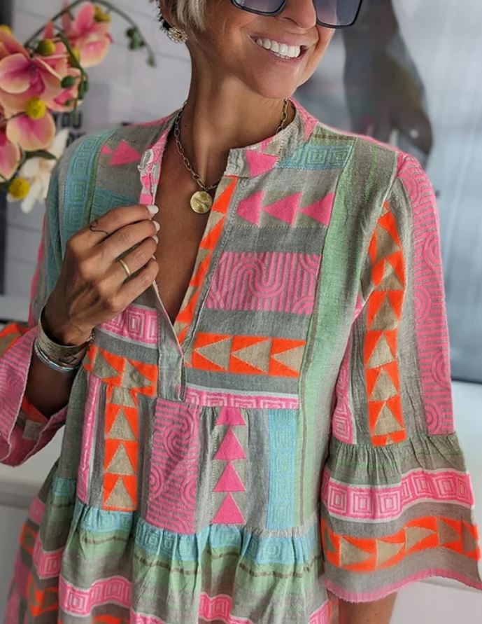 Julie – Robe élégante et colorée 