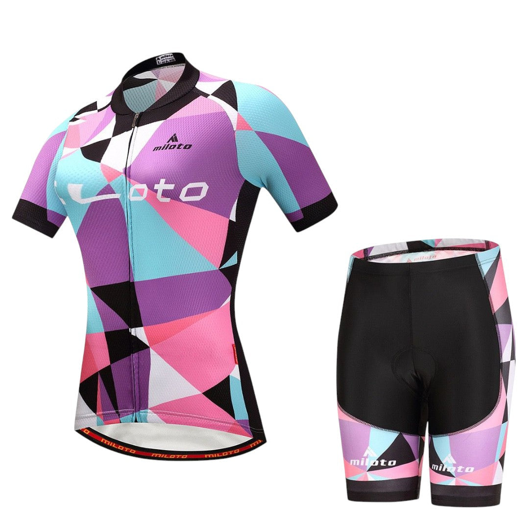 Tenue de cyclisme pour femme AKTIVABENTEUER™ MILOTO CYCLING | Confortable, respirante et performante 