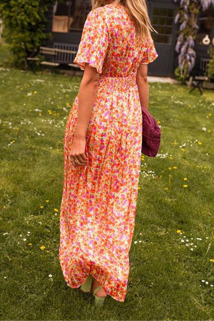 LUISE I FLORALES MAXIKLEID