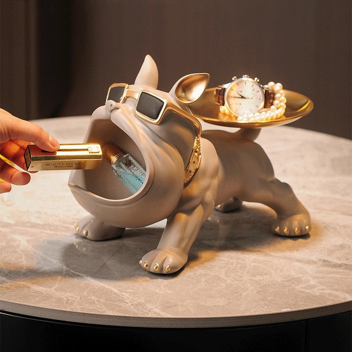 Großer Mund Französische Bulldogge Dekor