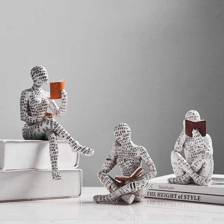 Alphabet Mumie Bücherregal Dekor