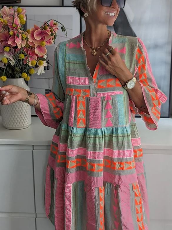 Julie – Robe élégante et colorée 