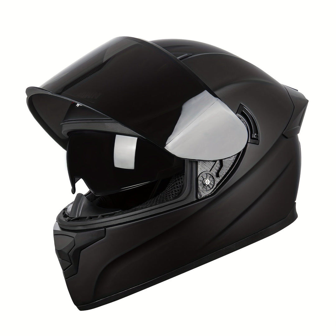 Casque de moto F-700 - Noir mat