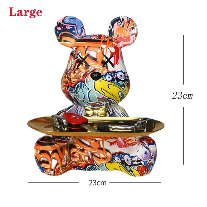 Graffiti Teddy Bear Tablett