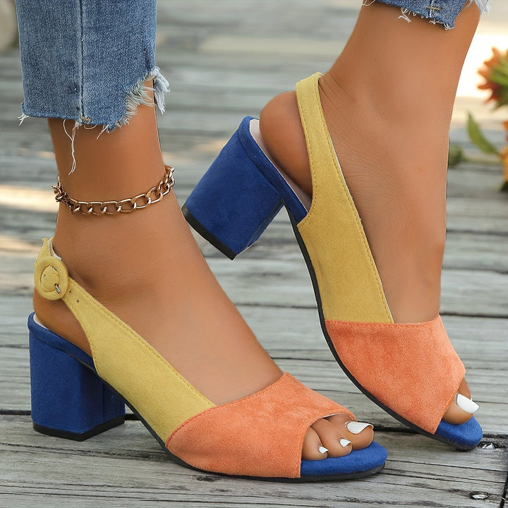 Zuri™ Farbblock Slingback Absätze