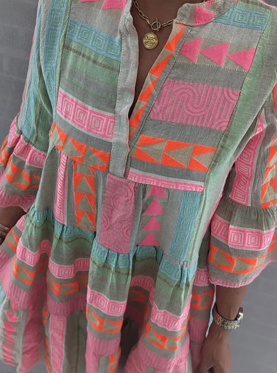 Julie – Robe élégante et colorée 