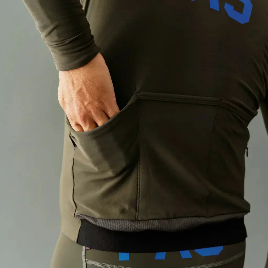 Psn™ - Mechanism Langarmshirt - Dunkelgrün