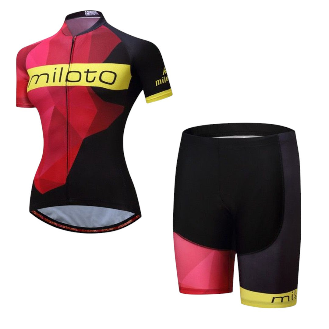Tenue de cyclisme pour femme AKTIVABENTEUER™ MILOTO CYCLING | Confortable, respirante et performante 