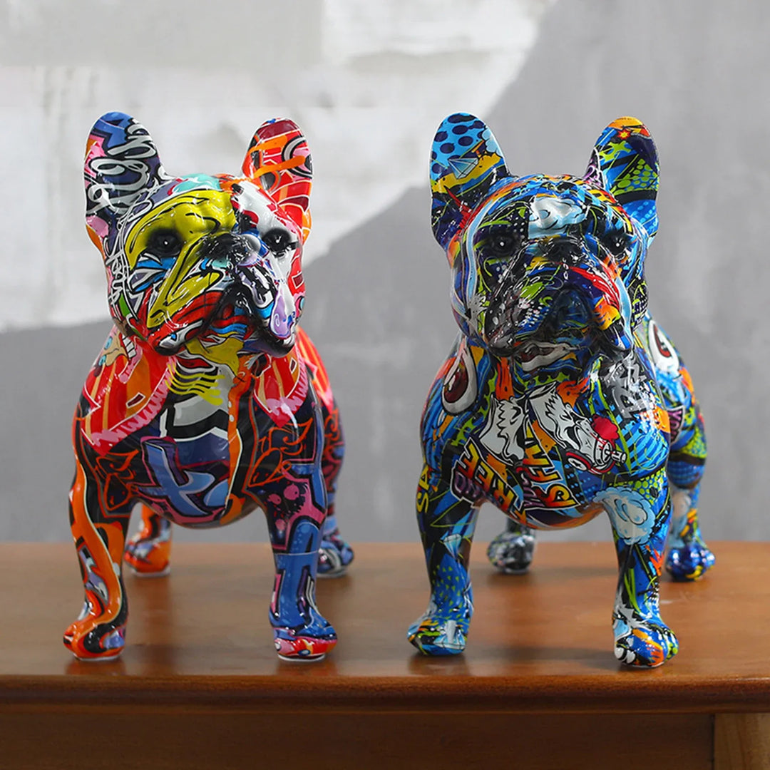 Graffiti Französische Bulldogge