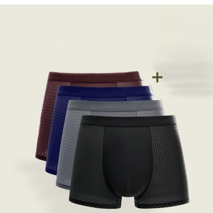 Atmungsaktive Bambus-Boxershorts 4+4 GRATIS