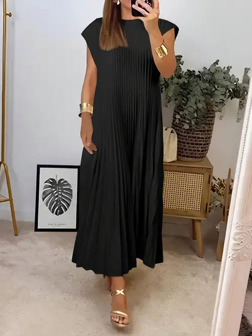 Simone | Leichte und raffinierte Plisseekleid