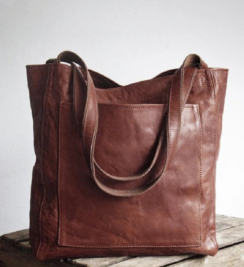 Elysia - Sac fourre-tout classique en cuir