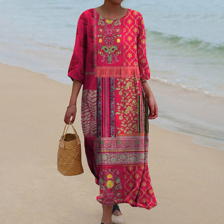 Lauren - Maxikleid Boho mit lockerer Passform