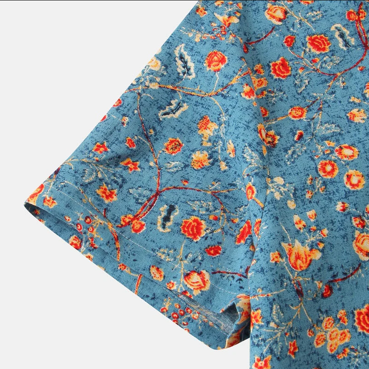Herren | Stylisches Blumenhemd | 50% Rabatt!