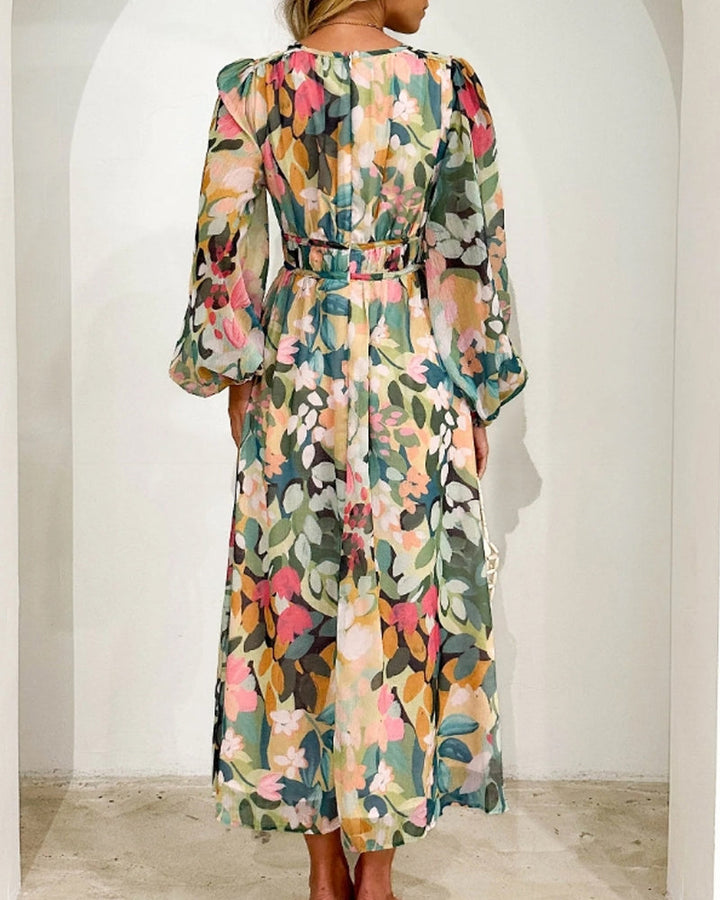 LIESEL I BLUMEN LANGARMKLEID