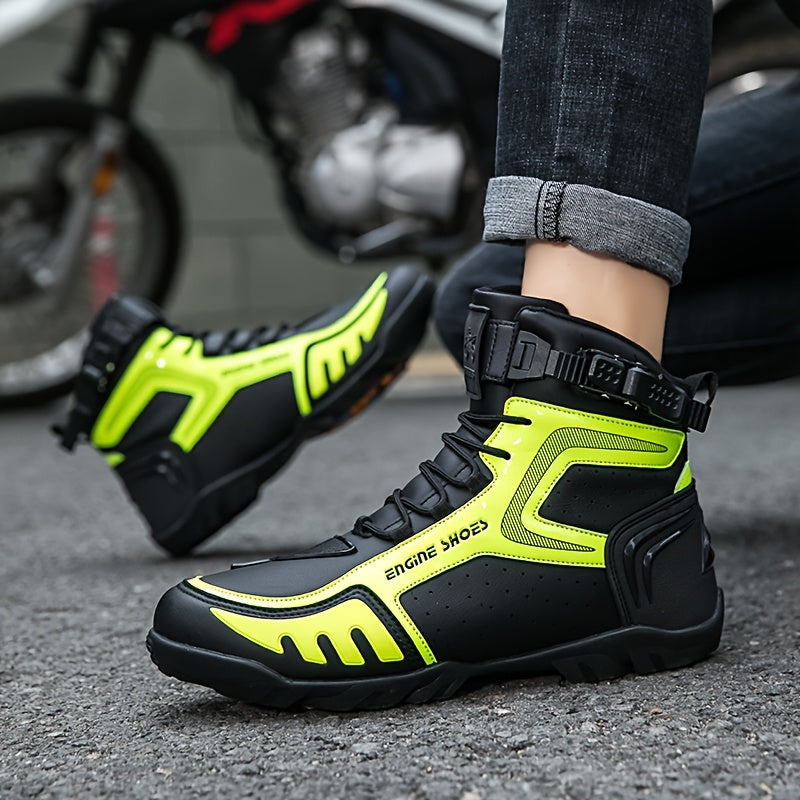 Bottes de moto haut de gamme pour hommes