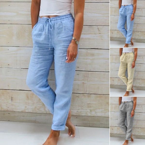 LIVIA™ | Pantalon en lin aéré et extensible