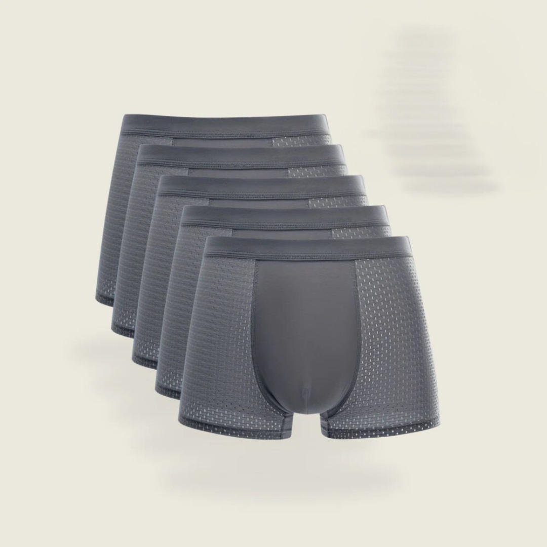 Atmungsaktive Bambus-Boxershorts 4+4 GRATIS