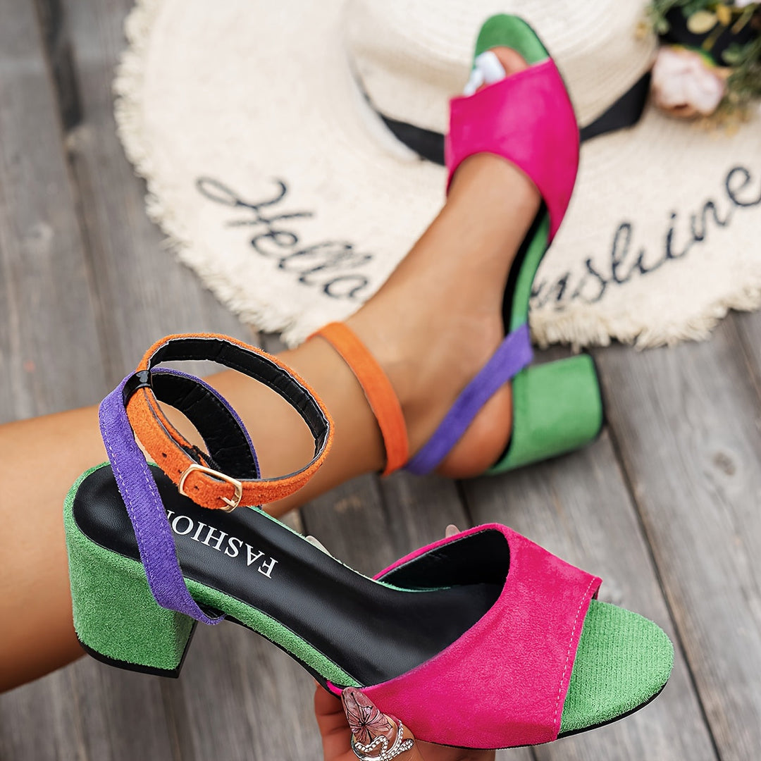 Zuri™ Farbblock Slingback Absätze