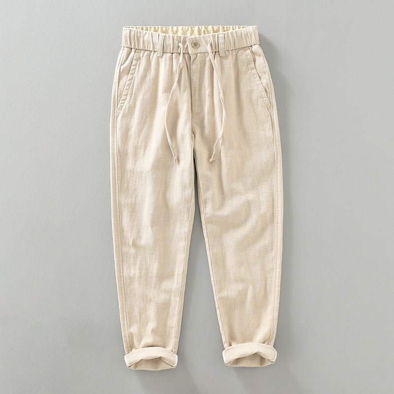Elliot Baumwoll-Leinenhose